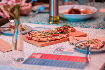 table setting for a party
