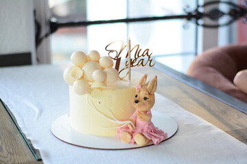 cake with candles