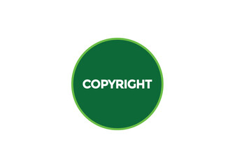 copyright button vectors.sign label speech bubble copyright
