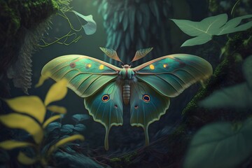 Butterfly created using AI Generative Technology