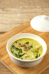 thai green curry with beef