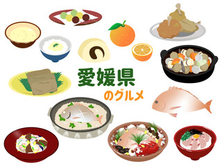 愛媛県の食べ物、名物、名産