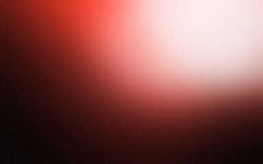 Grainy gradient background, red white black abstract noise texture, dark banner design spotlight copy space