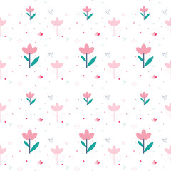 Design collection flower modern trend style. Fabric pattern seamless patterns.