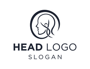 Logo about Head on a white background. created using the CorelDraw application.