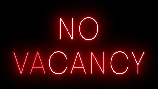 Insegna Al Neon VACANCY, 36,4x10,2 Cm, Luce LED Flessibile, Decorazione Da Parete Per Camera, Bar, Ufficio, Personalizzabile - 6