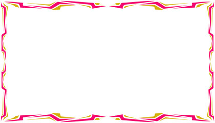 Abstract illustration background with pink border