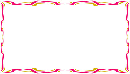 Abstract illustration background with pink border