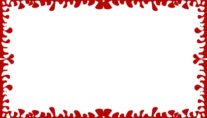 Red abstract background texture border frame
