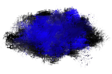 Black and Blue Watercolor modern brush style with colorful texture for your template.