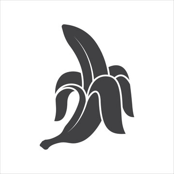 recommend clip art: Peeled Banana icon vector. Banana fruit icon isolated on white background. Peeled Banana icon in trendy flat style vector. Vector illustration