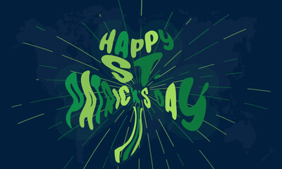St. Patrick's Day. cultural and religious celebration with celtic concept of March 17th.