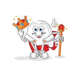 ghost king vector. cartoon character