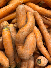 Full frame shot of carrots