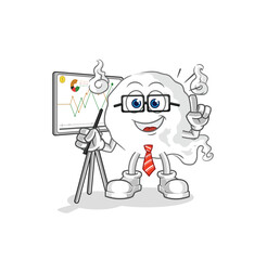 ghost marketing character. cartoon mascot vector