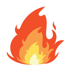 Fire is very hot and very dangerous.