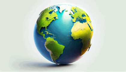 Fototapeta premium Abstract Globe background illustration vector design artwork.earth globe art abstraction