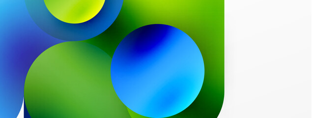 Round shapes and circle geometric abstract background. Vector Illustration For Wallpaper, Banner, Background, Card, Book Illustration, landing page