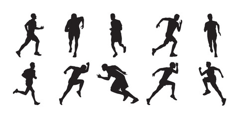 Running Man Silhouette