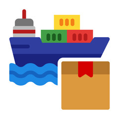 Cargo Ship Icon