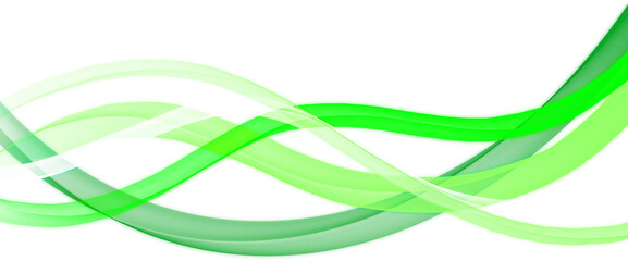 Naklejka premium abstract green wave element