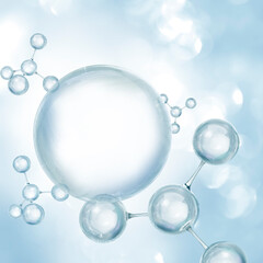 beauty serum background for cosmetics product