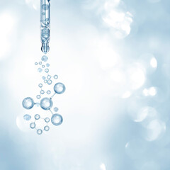 beauty serum background for cosmetics product