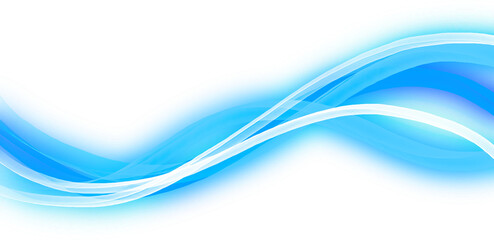Obraz premium abstract blue wave element