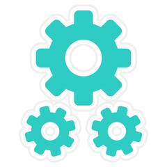 Settings Sticker Icon