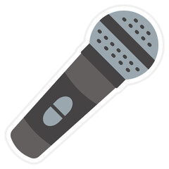 Microphone Sticker Icon