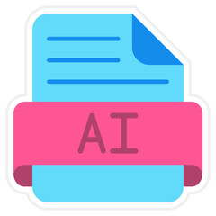 Ai Sticker Icon