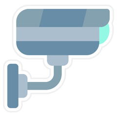 Cctv Camera Sticker Icon