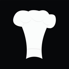 Chef Hat icon vector image or clipart
