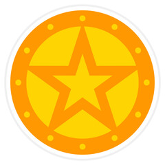 Sheriff Sticker Icon