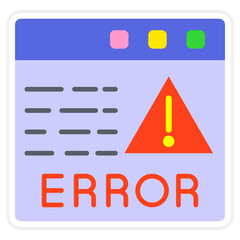 Error Sticker Icon