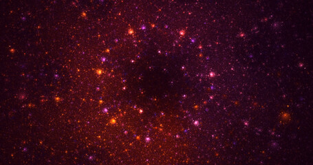 3D rendering abstract round light background