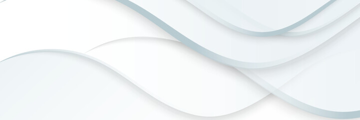 Corporate Banner with Simple Geometric Shapes