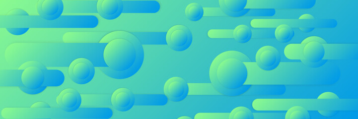 Stylish Blue and Green Abstract Background for Creative Design