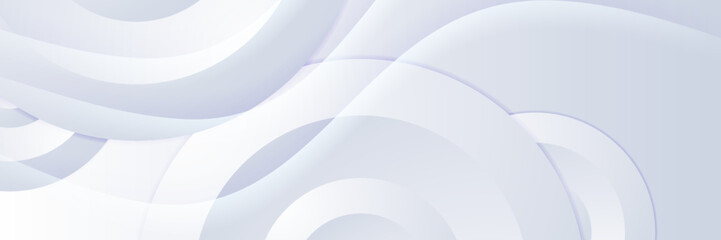 Corporate Banner with Simple Geometric Shapes