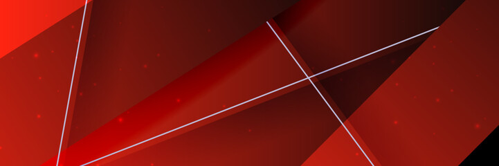 Dark Black and Red Background with Space for Copy