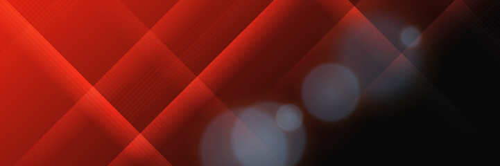 Dark Black and Red Background with Space for Copy