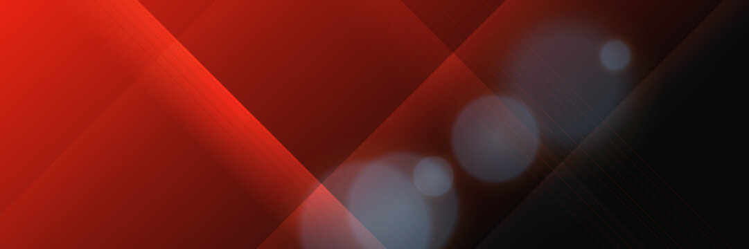 Dark Black and Red Background with Space for Copy