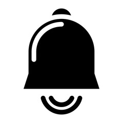 bell icon or logo isolated sign symbol vector illustration - high quality black style vector icons