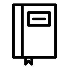 book icon or logo isolated sign symbol vector illustration - high quality black style vector icons