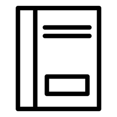 book icon or logo isolated sign symbol vector illustration - high quality black style vector icons