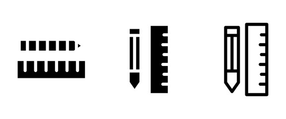 pencil icon or logo isolated sign symbol vector illustration - high quality black style vector icons