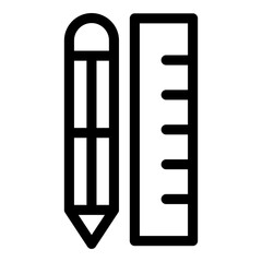 pencil icon or logo isolated sign symbol vector illustration - high quality black style vector icons