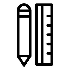 pencil icon or logo isolated sign symbol vector illustration - high quality black style vector icons