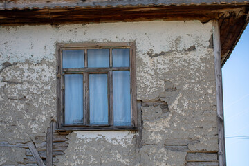 Old home with window background