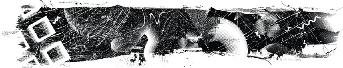 Grunge Paint stripe . Vector brush Stroke . Distressed banner . Black isolated paintbrush collection . Modern Textured shape . Dry border in Black 